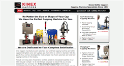 Desktop Screenshot of kinexcappers.com